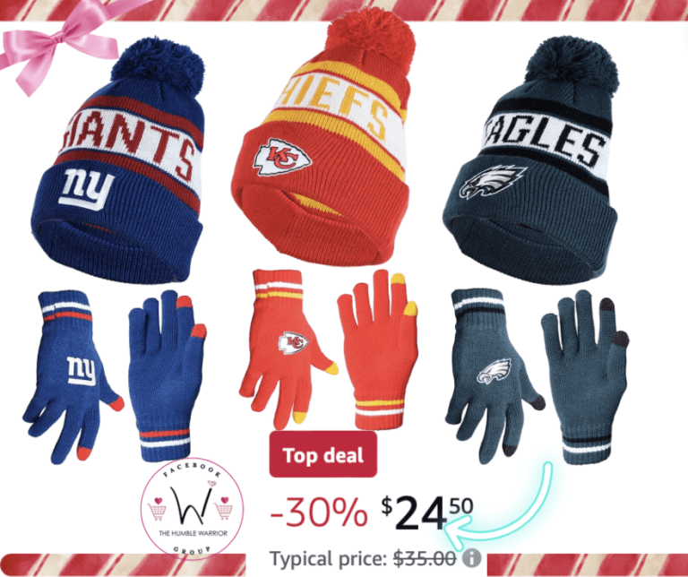 Ultra Game Official NFL Beanie & Gloves Set!